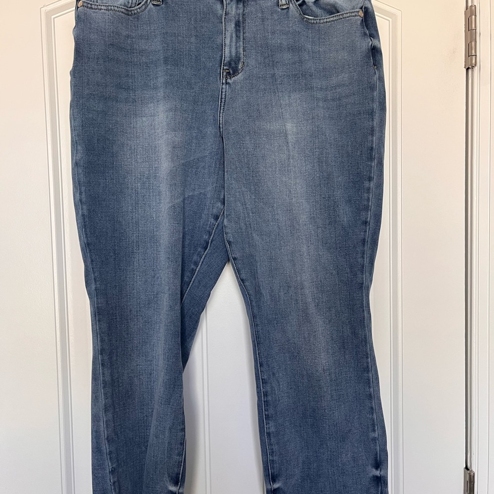 Judy‎ Blue Straight Leg Boyfriend Fit Jeans in Classic Blue Size 11